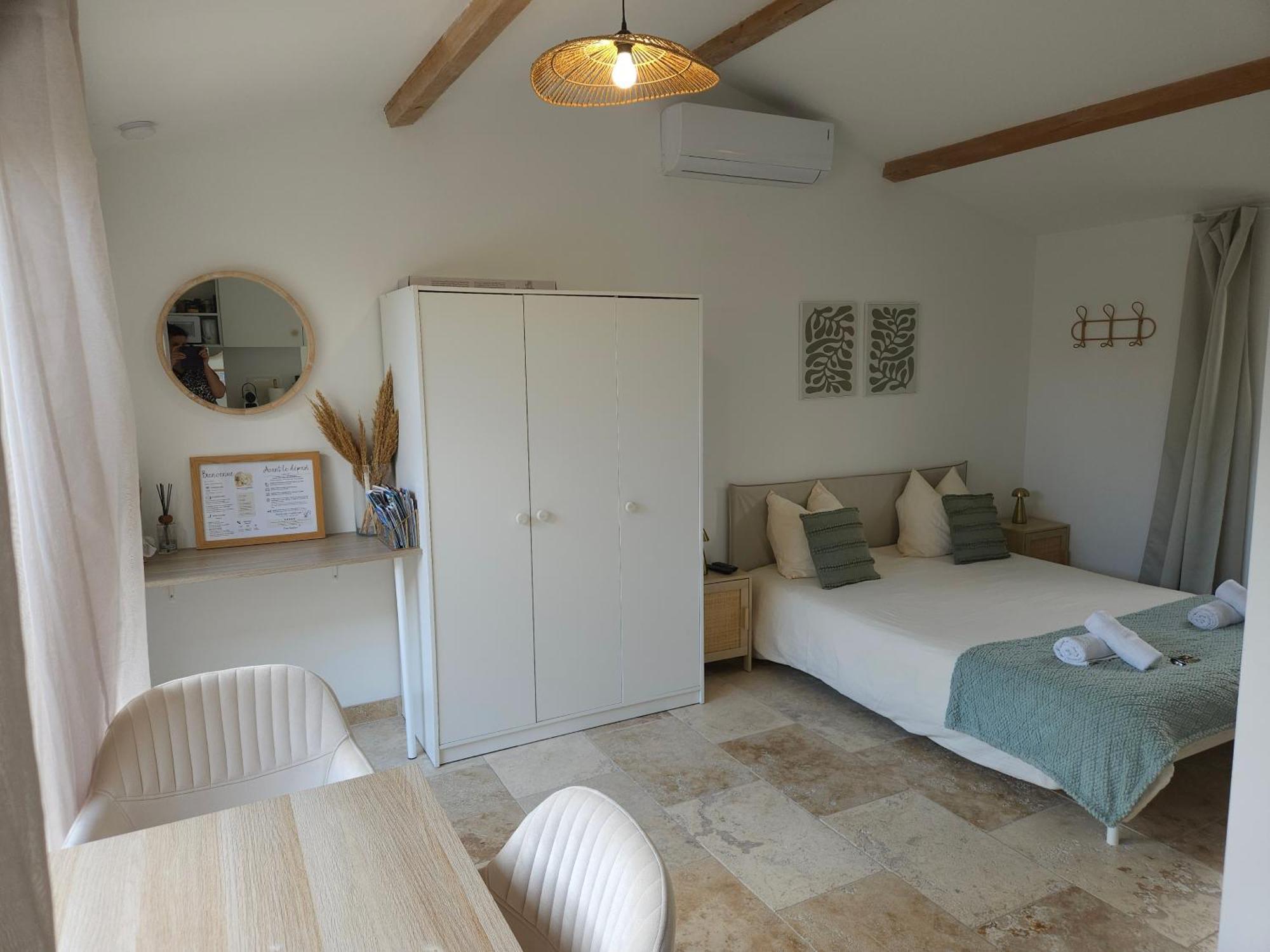 Havre De Paix Climatise Vers Gordes - Spa & Nature Beaumettes Exterior foto